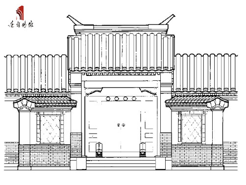 四合院金柱大門